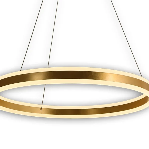 CANDEEIRO DE TETO LED 51W 3000K-6000K DOURADO ISADORA