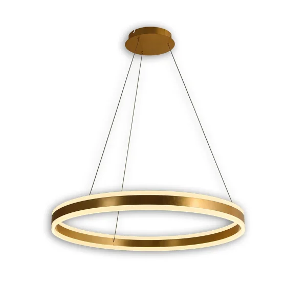 CANDEEIRO DE TETO LED 51W 3000K-6000K DOURADO ISADORA