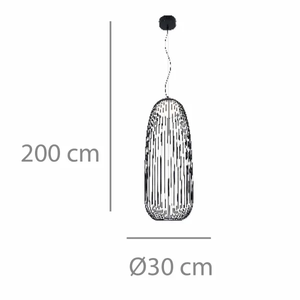 CANDEEIRO DE TETO LED 13W 3000K-4000K-6000K Ø30CM PRETO ARVEN