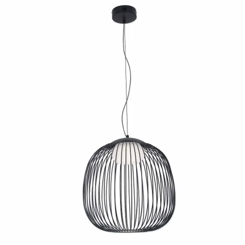 CANDEEIRO DE TETO SUSPENSO LED 13W 3000K-4000K-6000K Ø40CM PRETO ARVEN