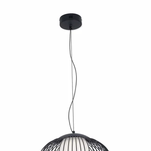 CANDEEIRO DE TETO SUSPENSO LED 13W 3000K-4000K-6000K Ø40CM PRETO ARVEN