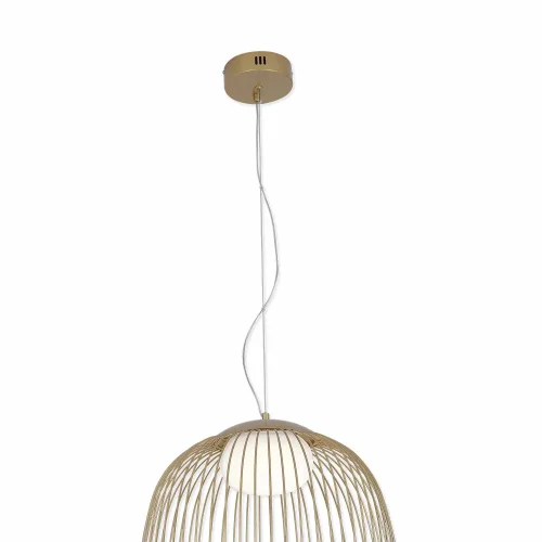 CANDEEIRO DE TETO SUSPENSO LED 13W 3000K-4000K-6000K Ø40CM DOURADO ARVEN
