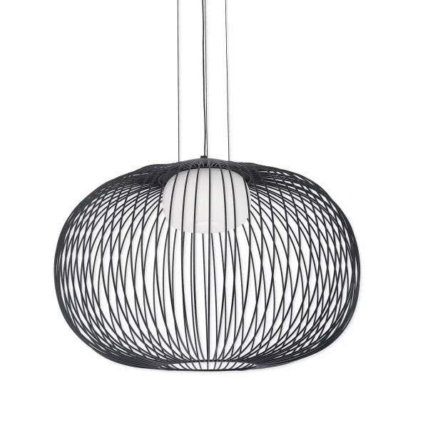 CANDEEIRO DE TETO LED 15W 3000K-4000K-6000K Ø60CM PRETO ARVEN