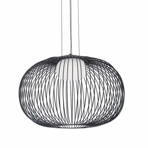 CANDEEIRO DE TETO LED 15W 3000K-4000K-6000K Ø60CM PRETO ARVEN