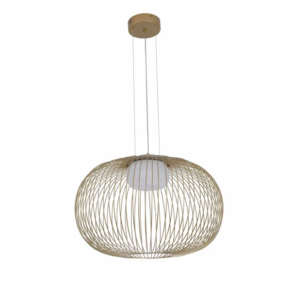 CANDEEIRO DE TETO LED 15W 3000K-4000K-6000K Ø60CM DOURADO ARVEN