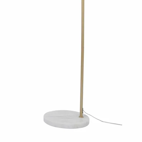 CANDEEIRO DE PÉ EM ARCO AÇO DOURADO E27 ARVEN