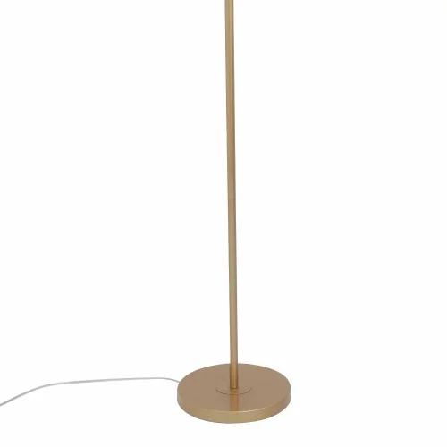 CANDEEIRO DE PÉ 160 CM AÇO PINTADO DOURADO E27 ARVEN