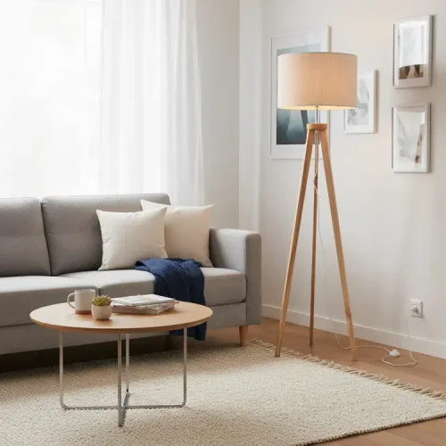 LÂMPADA DE CHÃO TELA BRANCA ENGDAHL