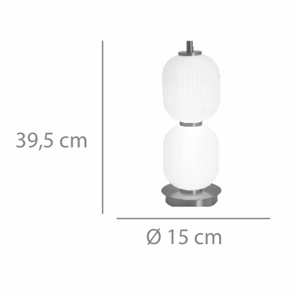 CANDEEIRO DE MESA LED 16W 3000-6000K TÁCTIL ANEKA