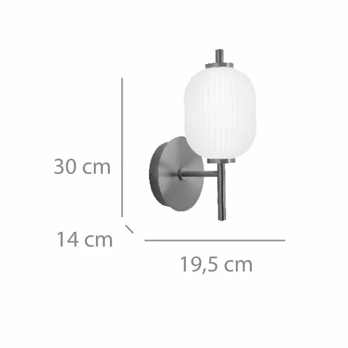 APLIQUE LED 8W 3000-6000K TÁTIL ANEK