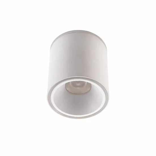 FOCO DE SUPERFÍCIE CILÍNDRICO LED 14W 4000K Ø9CM BRANCO
