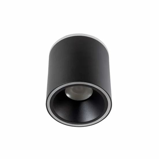 FOCO LED CILÍNDRICO DE SUPERFÍCIE 14W 4000K Ø9CM PRETO