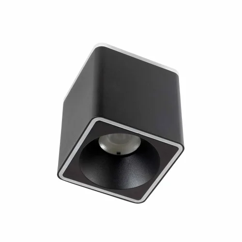 FOCO DE SUPERFÍCIE QUADRADO LED 14W 4000K 9x9CM PRETO