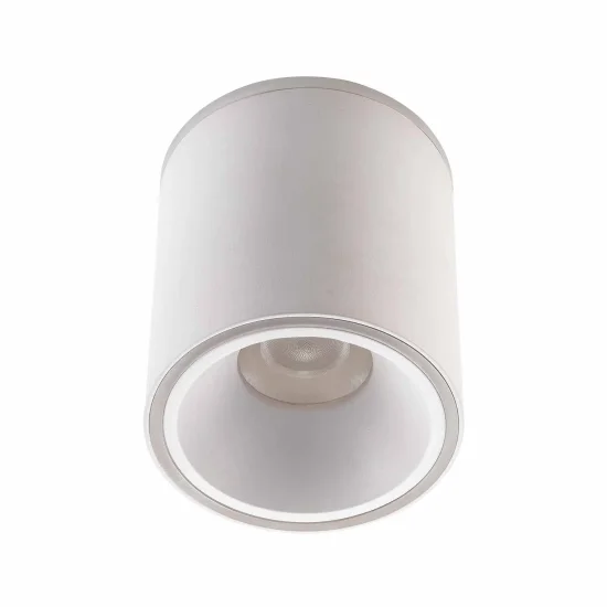 FOCO DE SUPERFÍCIE CILÍNDRICO LED 25W 4000K Ø12CM BRANCO