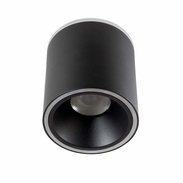 FOCO DE SUPERFÍCIE CILÍNDRICO LED 25W 4000K Ø12 CM PRETO
