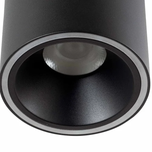 FOCO DE SUPERFÍCIE CILÍNDRICO LED 25W 4000K Ø12 CM PRETO
