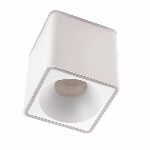 FOCO DE SUPERFÍCIE QUADRADO LED 25W 4000K 12x12 CM BRANCO