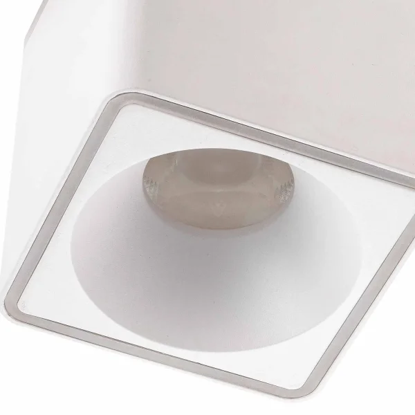 FOCO DE SUPERFÍCIE QUADRADO LED 25W 4000K 12x12 CM BRANCO