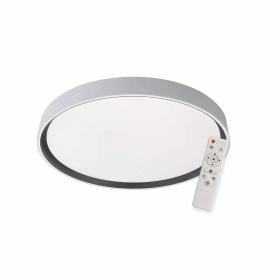 PLAFON LED 68W REGULÁVEL Ø59CM BRANCO/PRETO ORANE