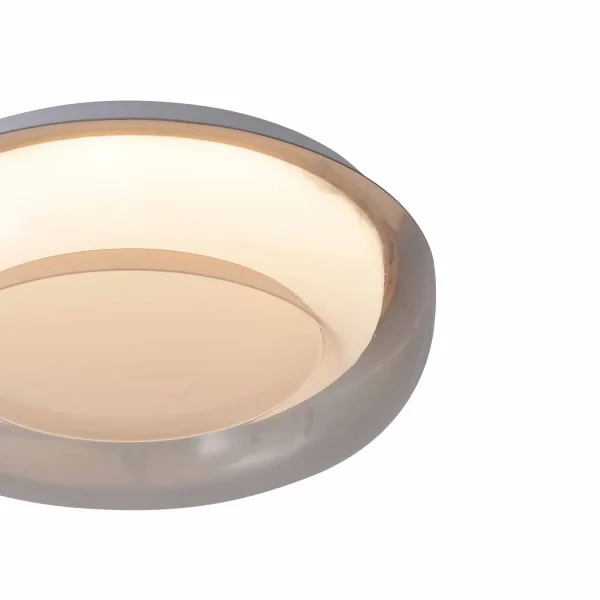 PLAFON LED 20W REGULÁVEL Ø30CM BRANCO/FUMÉ ECLORA