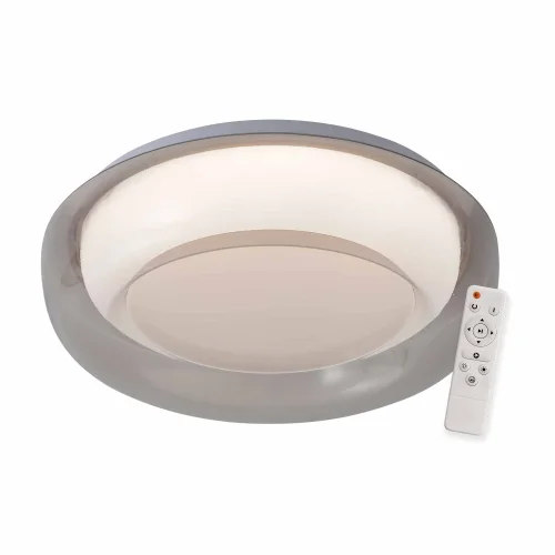 PLAFON LED 68W REGULÁVEL Ø60CM BRANCO/FUMÉ ECLORA