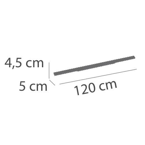 FOCO DE TRILHO LED 53W 4000K 120CM DIRECIONÁVEL PRETO