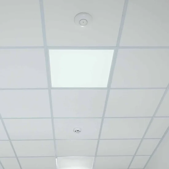 PLAFON DE SUPERFÍCIE LED 48W 60x60cm SELECTOR COR ALUMÍNIO BRANCO 2