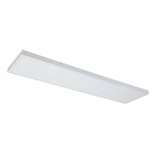 PLAFÓN LED DE SUPERFICIE 48W 4859 LM 30x120cm SELECTOR COLOR ALUMINIO BLANCO