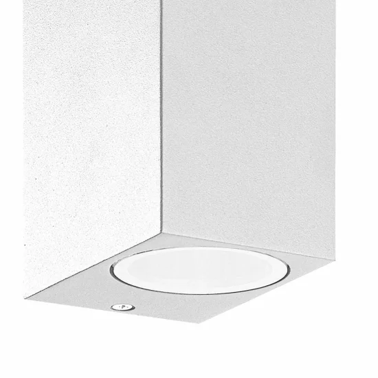 APLIQUE EXTERIOR FEROX 2 LUZES GU10 BRANCO 2