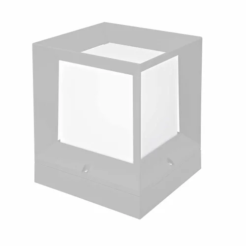 CANDEEIRO PARA MURO EXTERIOR SNOWDROP 22CM E27 BRANCO IP54