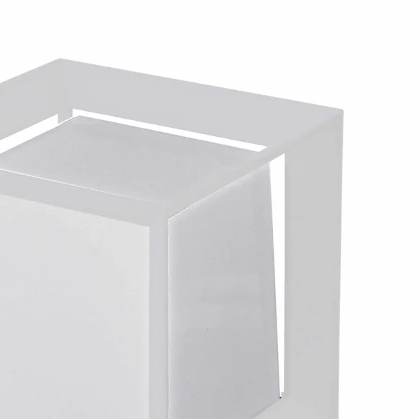 CANDEEIRO PARA MURO EXTERIOR SNOWDROP 16CM E27 BRANCO IP54