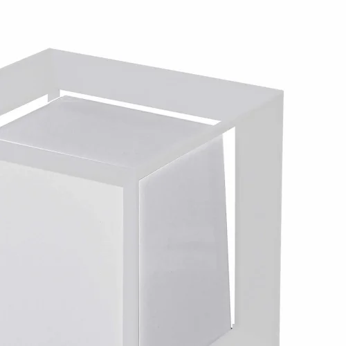 CANDEEIRO PARA MURO EXTERIOR SNOWDROP 16CM E27 BRANCO IP54