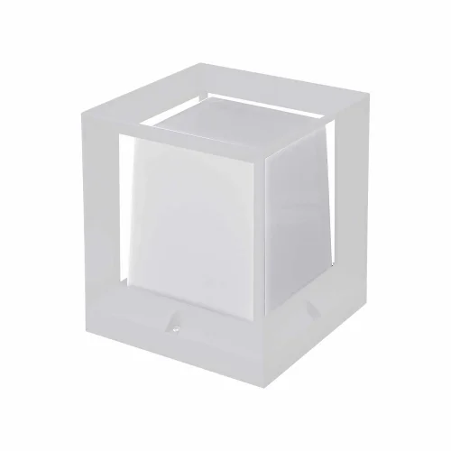 CANDEEIRO PARA MURO EXTERIOR SNOWDROP 16CM E27 BRANCO IP54