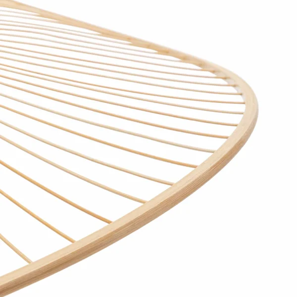 CANDEEIRO DE TETO EM MADEIRA E FIBRAS NATURAIS Ø80CM E27 SOLMAR