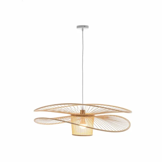 CANDEEIRO DE TETO EM MADEIRA Ø60CM E27 PORTOBELO 2