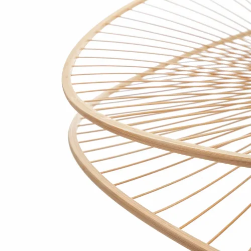 CANDEEIRO DE TETO EM MADEIRA Ø60CM E27 PORTOBELO