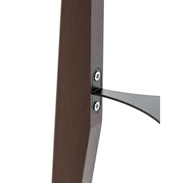 CANDEEIRO DE PÉ EM MADEIRA DE CAOBA E TECIDO 2 LUZES E27 Ø36CM HAGEN