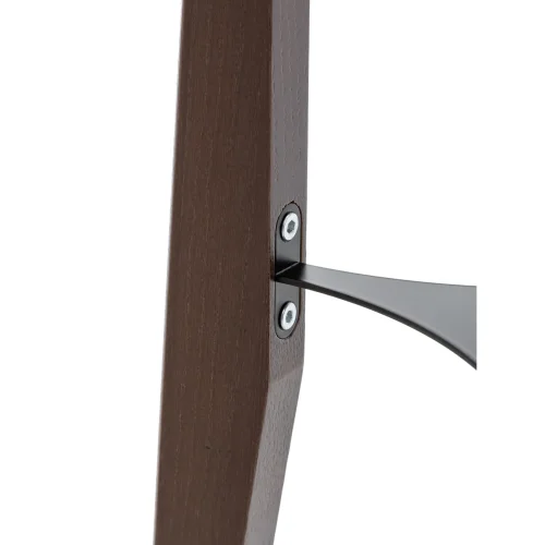 CANDEEIRO DE PÉ EM MADEIRA DE CAOBA E TECIDO 2 LUZES E27 Ø36CM HAGEN