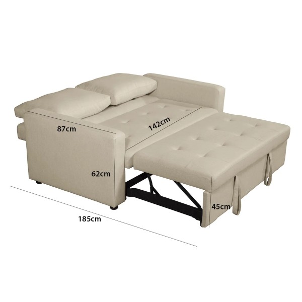 SOFÁ-CAMA ESTOFADO ARENA TOKIO