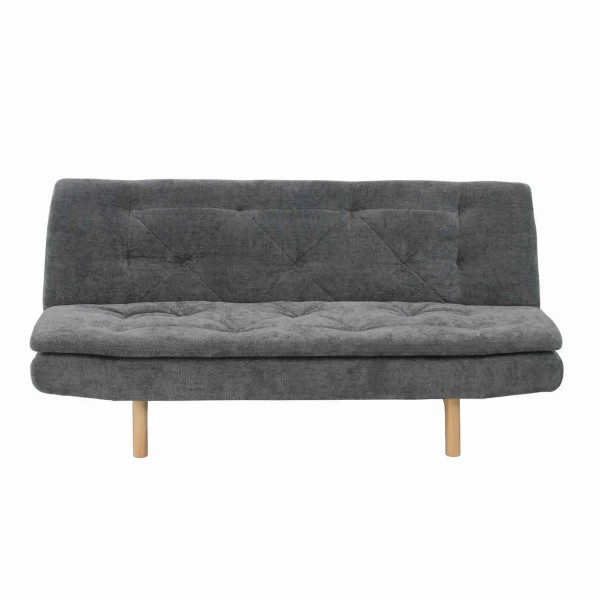 SOFÁ CAMA EM TECIDO CINZENTO MARENGO VELMA