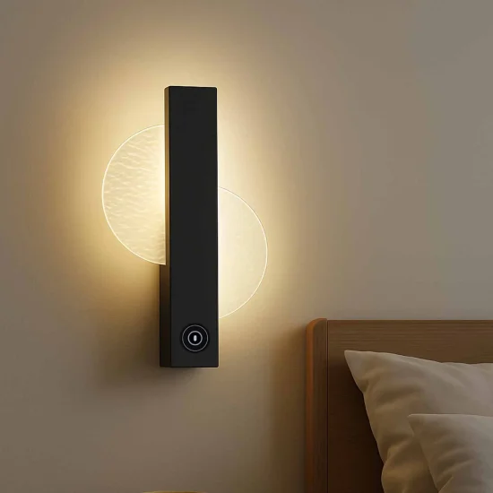 APLIQUE LED 5W 3000–6000K PRETO TYRA