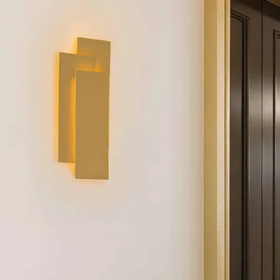 APLIQUE LED DECORATIVO 8W 3000-6000K DOURADO NOCT