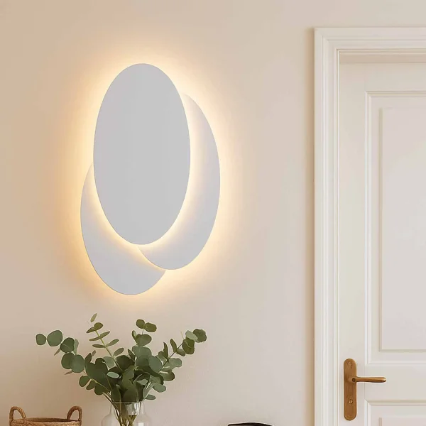 APLIQUE LED DECORATIVO 8W 3000-6000K BRANCO LUNE