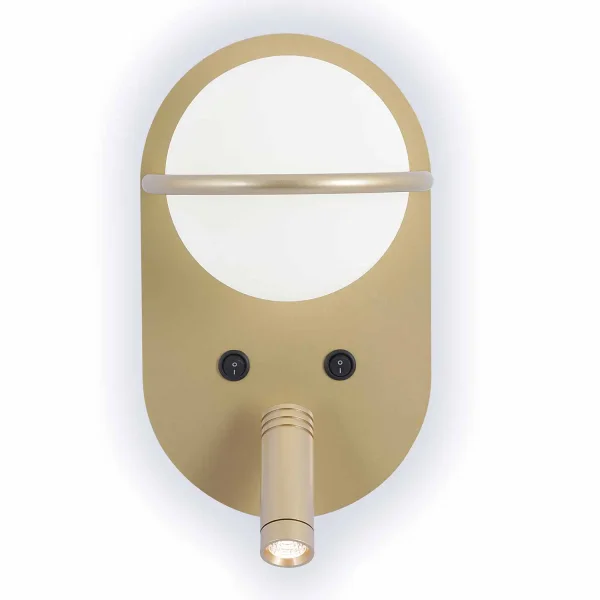 APLIQUE DE PAREDE LED 6W 3000–6000K DOURADO ASTRA