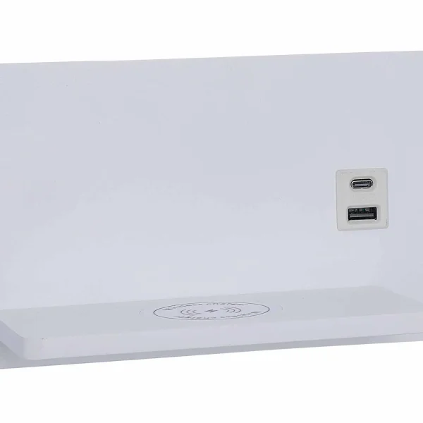 APLIQUE LED 8W 3000–6000K TÁTIL BRANCO COM CARREGAMENTO SEM FIOS ZEKO