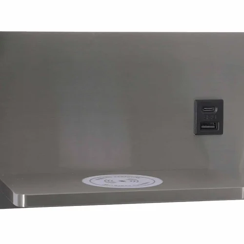 APLIQUE LED 8W 3000–6000K TÁTIL NÍQUEL COM CARREGAMENTO SEM FIOS ZEKO