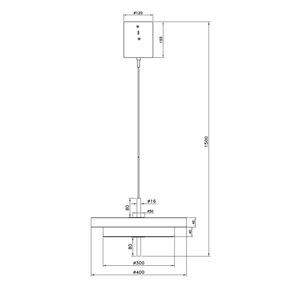 CANDEEIRO DE TETO LED 34,5W REGULÁVEL 2300-3000-4000K PRETO DOURADO ELIX