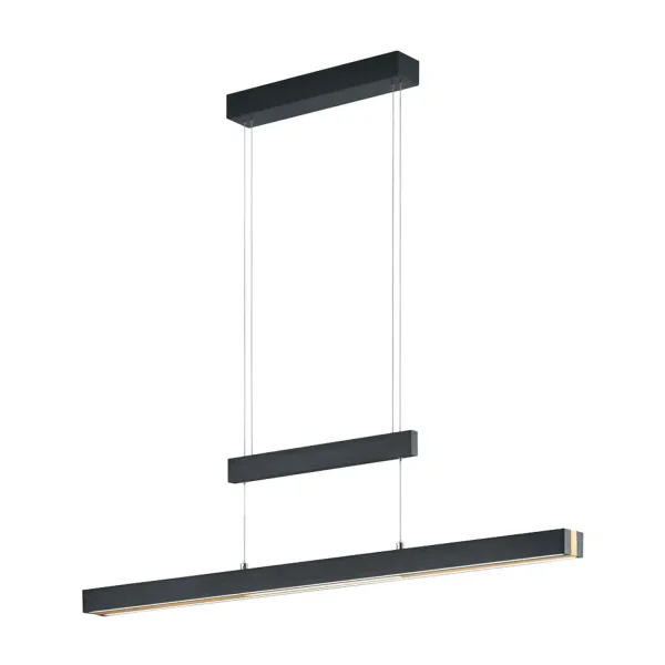 CANDEEIRO DE TETO LED 45W 2700K-5000K PRETO LUNOR