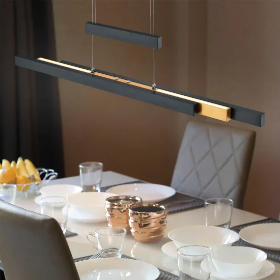 CANDEEIRO DE TETO LED 45W 2700K-5000K PRETO LUNOR 2