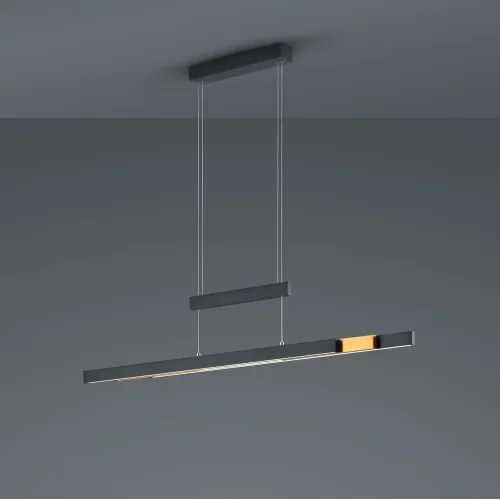 CANDEEIRO DE TETO LED 45W 2700K-5000K PRETO LUNOR